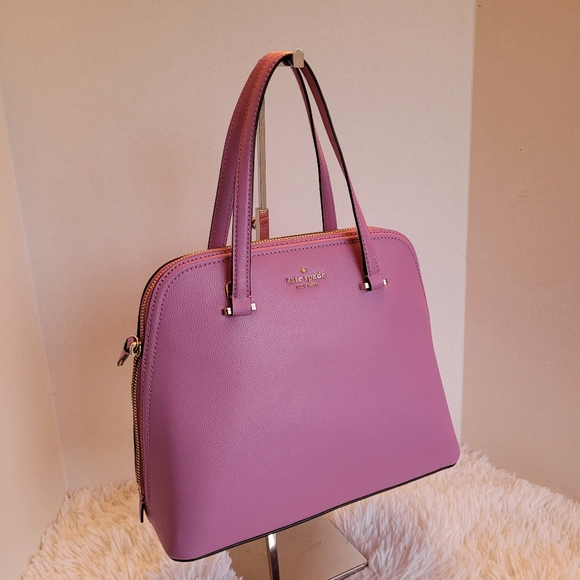 NWT Kate Spade Patterson Drive Pebbled Emboss Dome Satchel Purse 2-way Bag - Picture 3 of 14